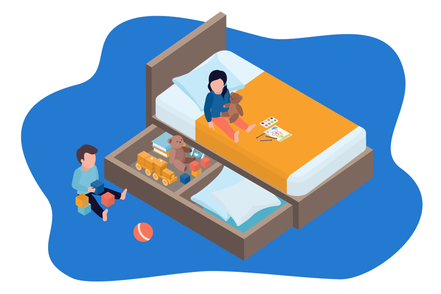 Tamaño cama nido Conforama.